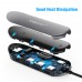 USB C Hub, USB C HDMI Adapter, 8 in 1 MacBook/Pro/Air 2018 Dock Thunderbolt 3 Dongle with Ethernet, USB C Power Delivery, 3 USB 3.0 Ports, SD TF Card Reader for USB Type C Devices, Grey